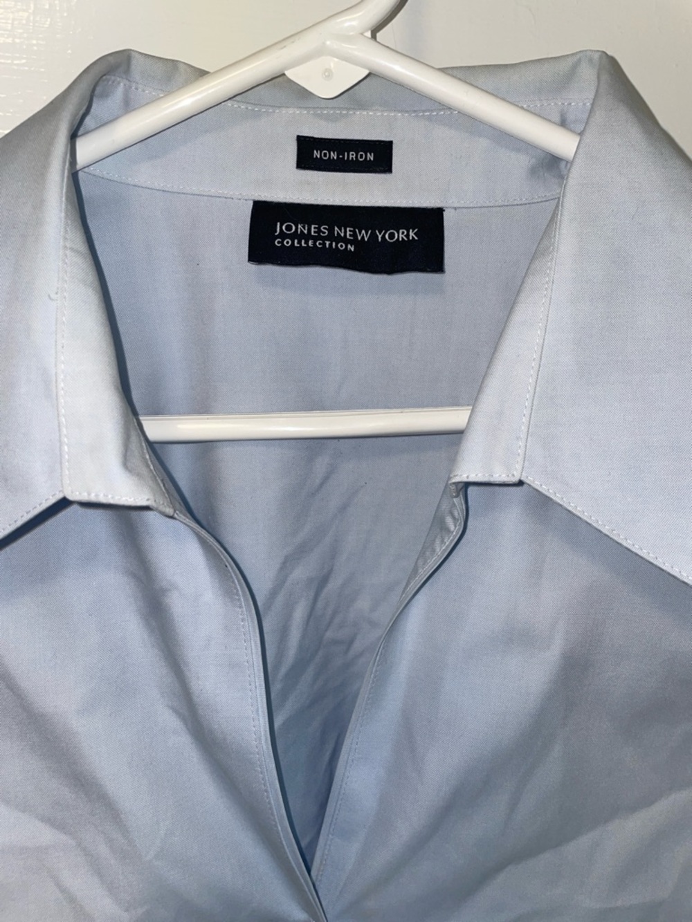 Jones New York Light Blue Classic Dress Shirt - Picture 2 of 6